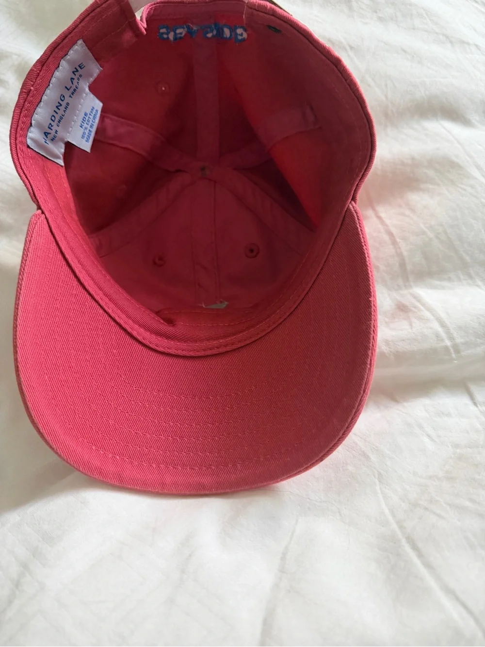 Harding Lane Baseball Cap with Shark Embroidery and Seaside Embroidery on back